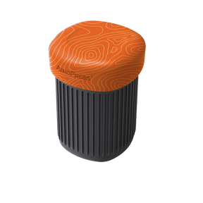 Orange lid on cup #color_orange topo