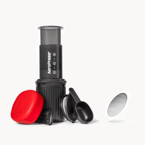 AeroPress Go Travel Coffee Maker & Stainless Steel Filter Bundle