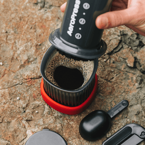AeroPress Go Travel Coffee Maker & Stainless Steel Filter Bundle
