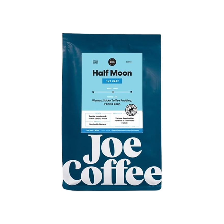 Half Moon Half Caff 12 oz