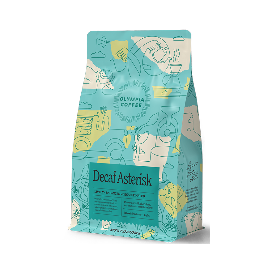 Decaf Asterisk 12 oz