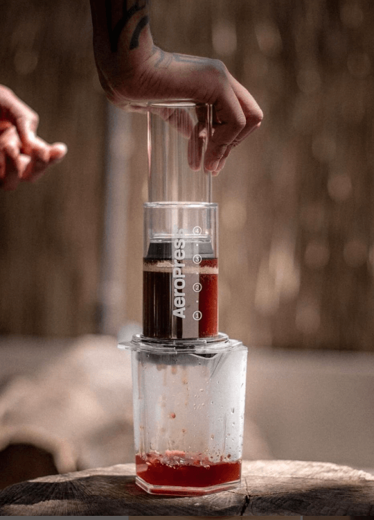 AeroPress Coffee Maker - Clear & Colors